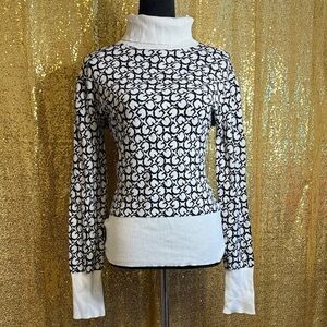 Guess Monogram pattern Turtleneck Sweater